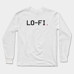 Lo-Fi logo black Long Sleeve T-Shirt